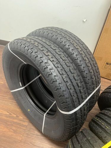 Clearance ! 2pc st205 75r15 trailer tires 205 75 15 radial 8pr