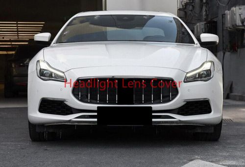 For maserati quattroporte 2018-2020 left front headlight lens clear cover + glue