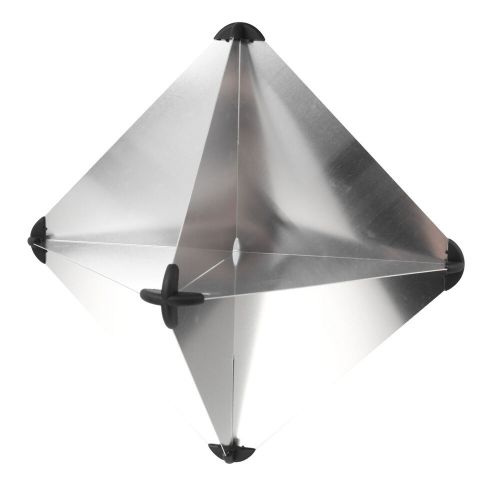 Boat reflector 340x340x470mm octahedral type reflector aluminium handware