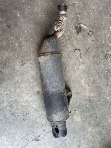 87 honda trx250x muffler exhaust pipe fourtrax 250