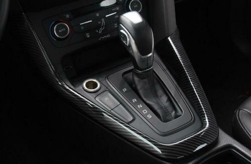 For ford focus rs st 2015-2018 carbon fiber inner gear shift panel cover trim