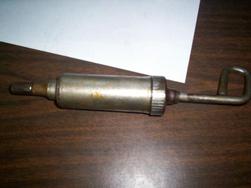 Antique grease gun, alemite lubricator for model a ford, original, works well