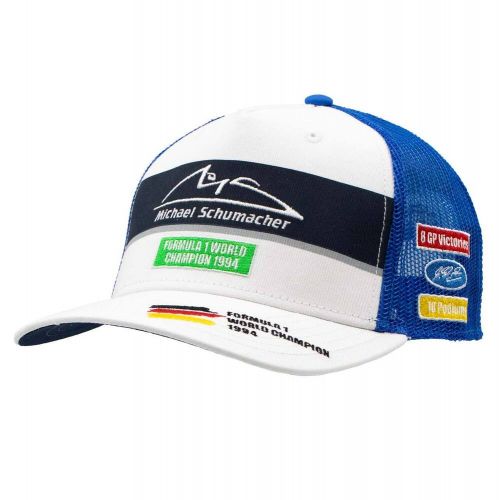 Michael schumacher trucker cap world champion 1994 white-