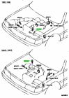 Toyota genuine cold start temperature time delay switch 89462-20040 new