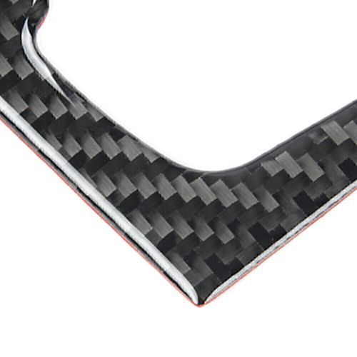 Carbon fiber console cd panel trim cover for audi a4 b8 a5 q5 b7 2009-2016 2015