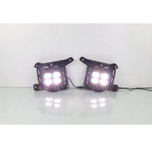 Led fog lamp daytime running light turn signal for toyota land cruiser 2013-2015