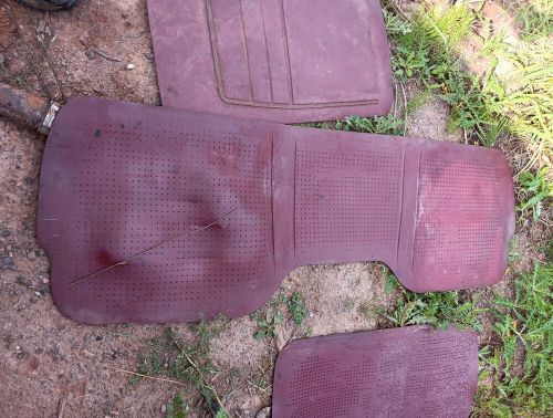 1988-98 gm chevy gmc sierra c/k  2500 3500? crew cab front &amp; rear floor mats oem