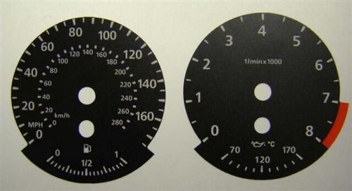 Lockwood speedo conversion dial kmh to mph fits: bmw 3 series petrol models