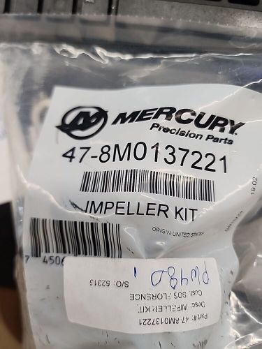 Mercury quicksilver sea water pump impeller repair kit 4.5 and 6.2  47-8m0137221