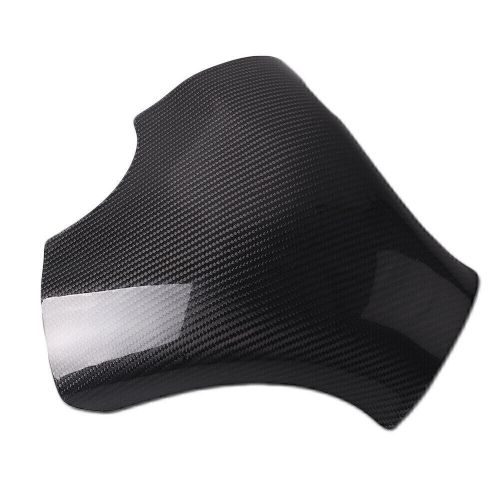 Rear carbon fiber fuel gas tank cover guard for kawasaki ninja zx6r 07-2008