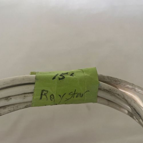 Raymarine raystar 125 gps antenna 15′ (ft.) 5-pin power cable only - tested