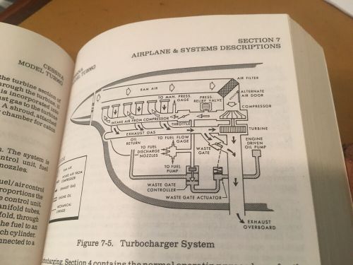 1984 cessna tu206g turbo stationair 6 pilot&#039;s information manual