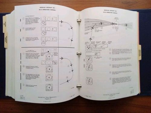 Scarce 1960s ~ douglas aircraft division dc-8 ~ operations manual ~ huge manual