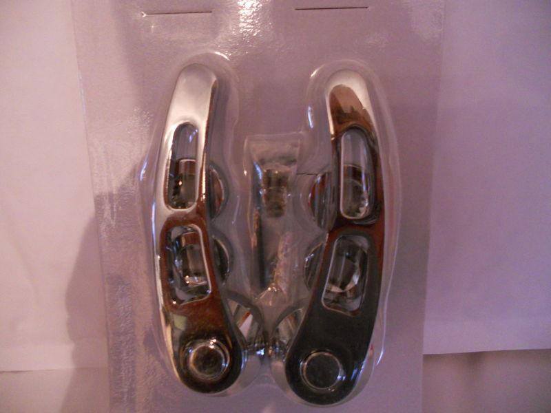 Chromed billet door handles for any street rod or custom car