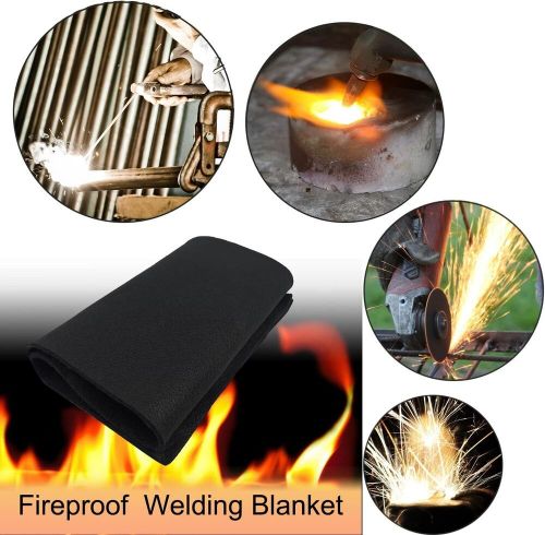 Carbon fiber welding blanket torch shield plumbing heat sink 39&#034; x 47&#034; x 1/8&#034;