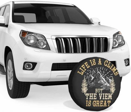 Golden white lifespan is a climb hiking adventure weather resistant tire cover