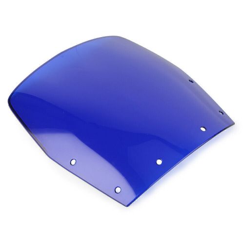 1x abs moto windshield wind screen for kawasaki ninja ex 250 1988-2007 blue