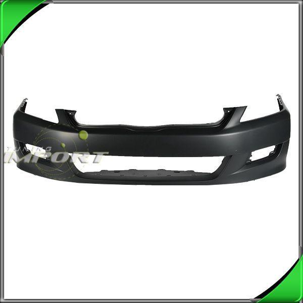06-07 honda accord primered black 4 cyl v6 coupe front bumper cover replacement