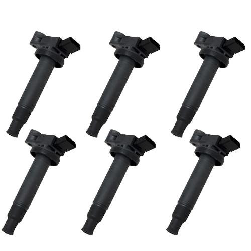 Ignition coil - set of 6 - toyota lexus 3.0l v6 - uf267 90080-19016 - new