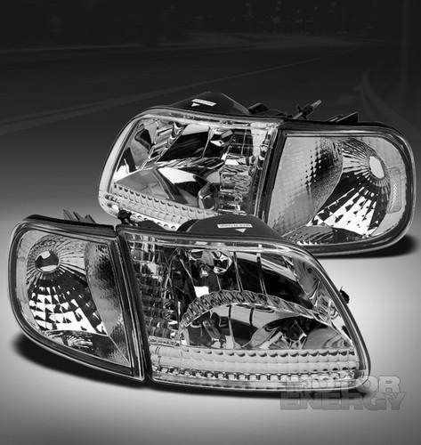 1997-2003 ford f150/1997-2002 expedition crystal head light+corner signal chrome