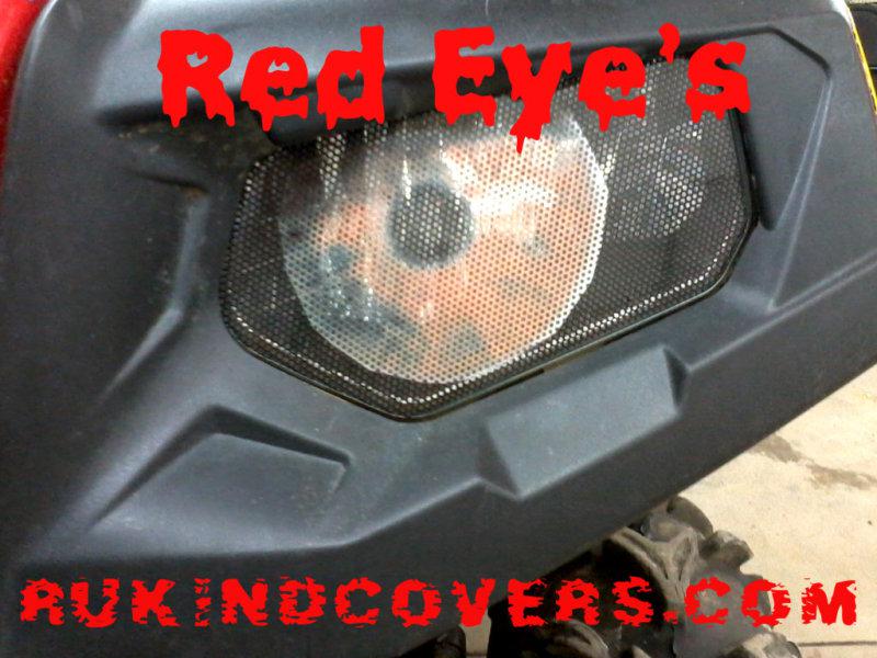 Polaris rzr,rzrs,rzr4,rzrxp900,rzr4xp900 rukindcovers headlight cover's 