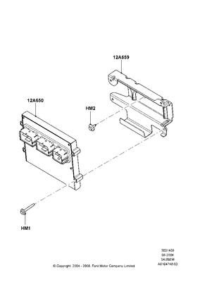 5l7z12a659aa seal 05 06 mark lt