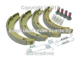 Mercedes parking brake shoe pads set oem w124 w129 w208 r170 w201 w202 w210