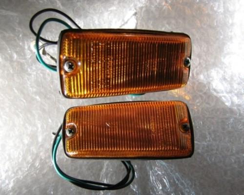 Suzuki samurai front side marker lights lh + rh pair, set new free shipping