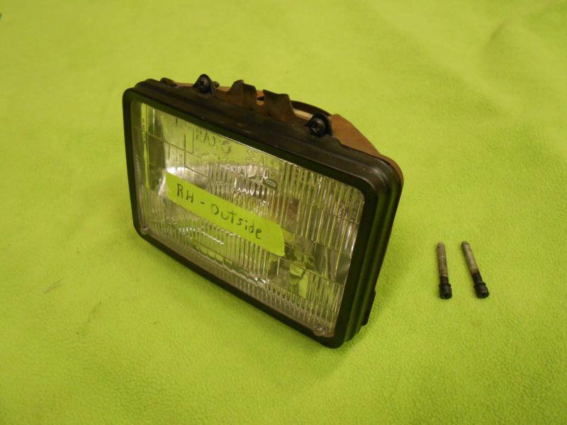 1982-1992 camaro r/h passenger side outer headlight lamp bucket assembly