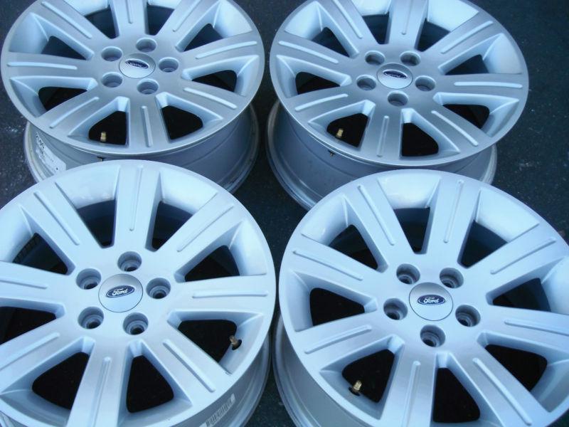 18" ford flex explorer factory silver wheels rims set 4 nice 