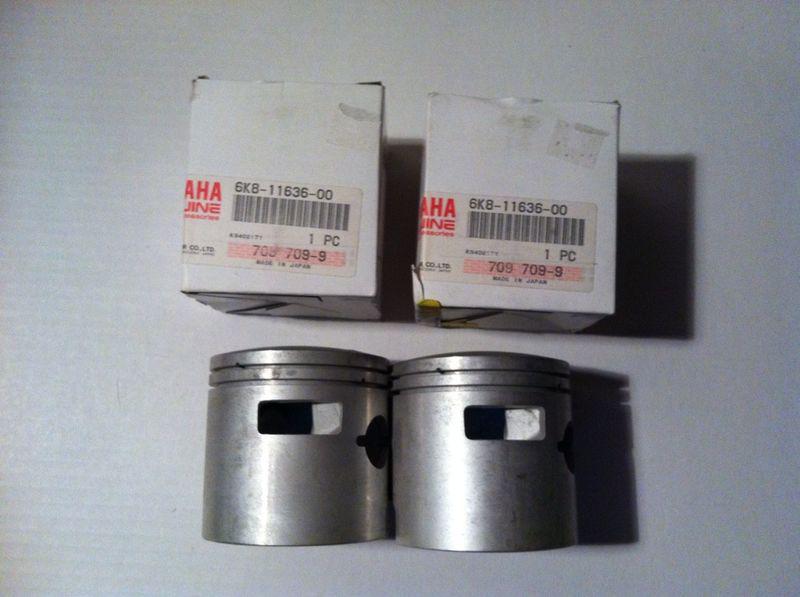 Yamaha wave runner 500 0.50 over size pistons new oem