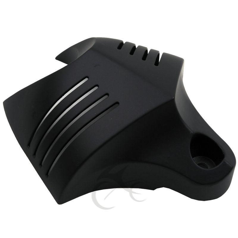 Black horn cover for harley hd softail dyna glide big twin electra 1992-2012 11