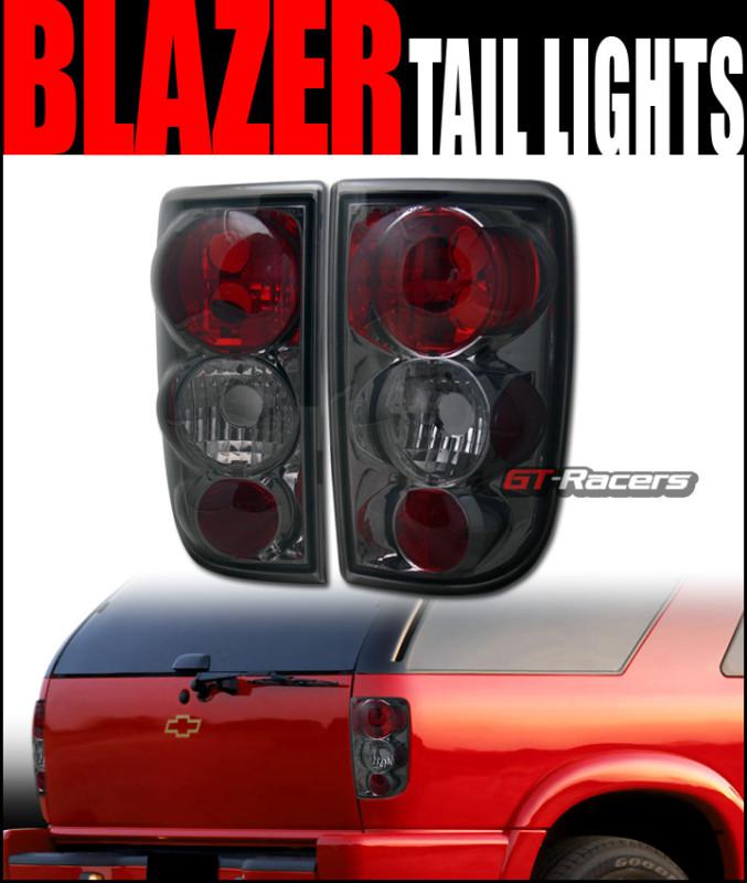 Smoke housing altezza tail lights rear lamp 1995-2004 s10 blazer s15 jimmy envoy
