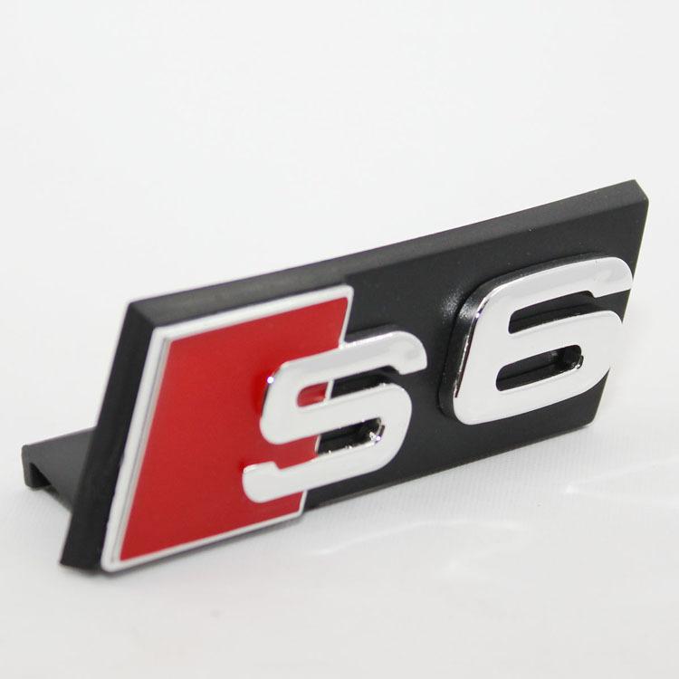 S6 front logo grill grille badge euro sport emblem fit for audi s6