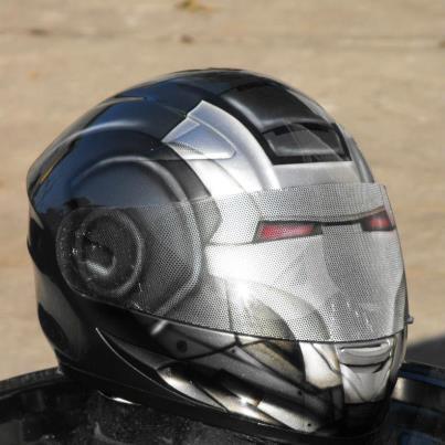 Iron man war machine custom painted helmet