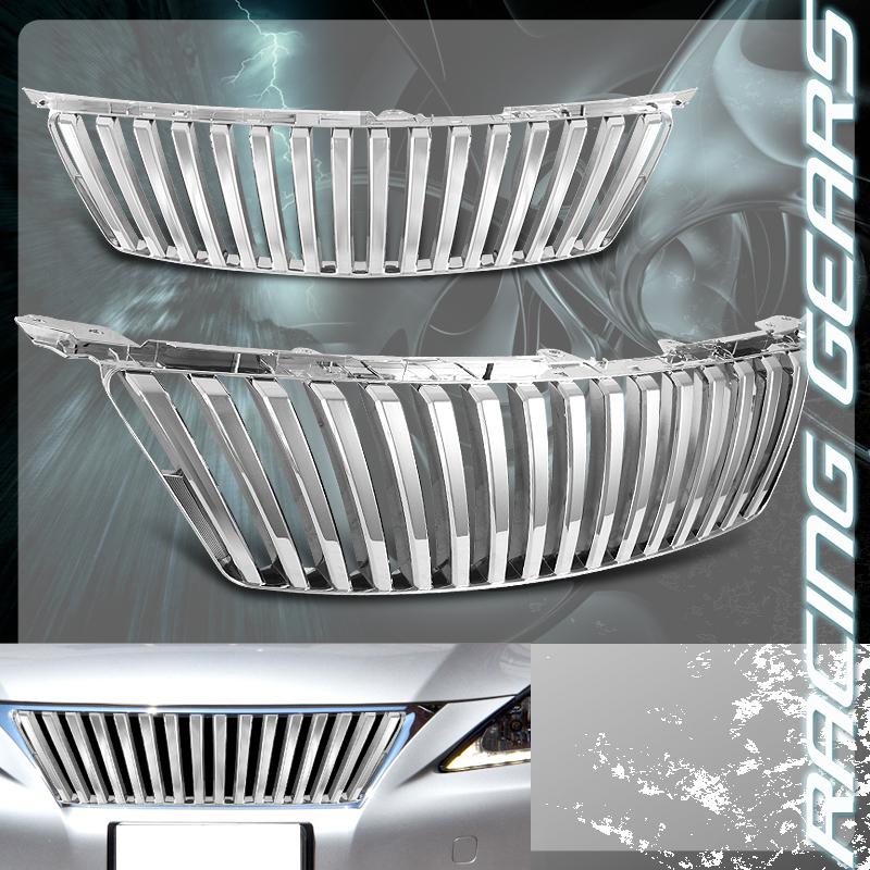 2006-2008 lexus is250 is350 front chrome polished vertical style grille grill