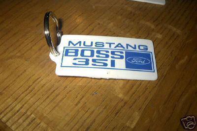 1971 mustang boss 351 keychain look!