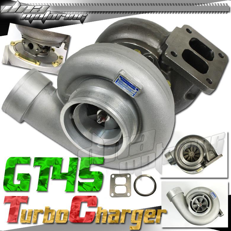 Gt45 t4/t66 huge v-band 1000+hps 1.05a/r turbo/turbocharger camaro/mustang gt