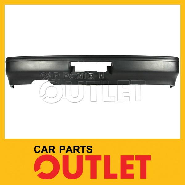 1988 1989 honda civic rear bumper raw matte black plastic cover 4dr dx/lx sedan