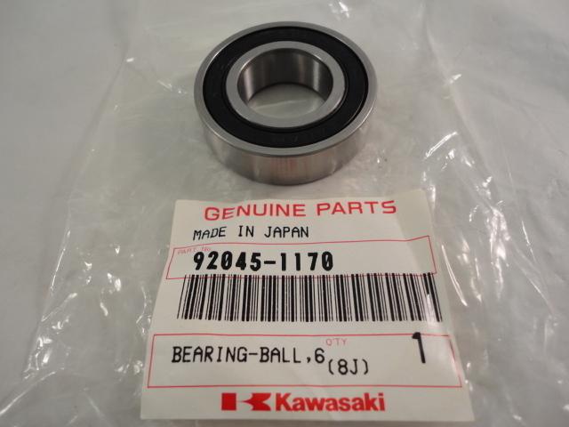 Nos kawasaki  bearing ball 60/222rs - front hub klf300 kef300 ksf250  92045-1170