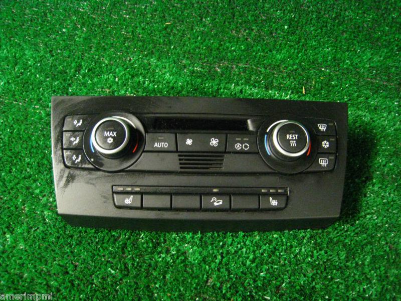 2007 bmw e90 e91 e92 e93 dash heater temp climate control module w/ bezel