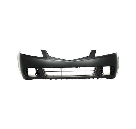 04-05 acura tsx front bumper cover ac1000145 new primered black w.fog lamp holes