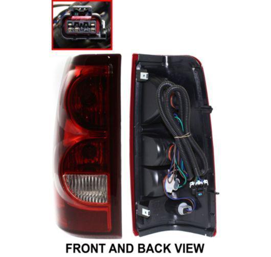 03 chevy silverado pickup truck taillight taillamp lamp left driver side rear