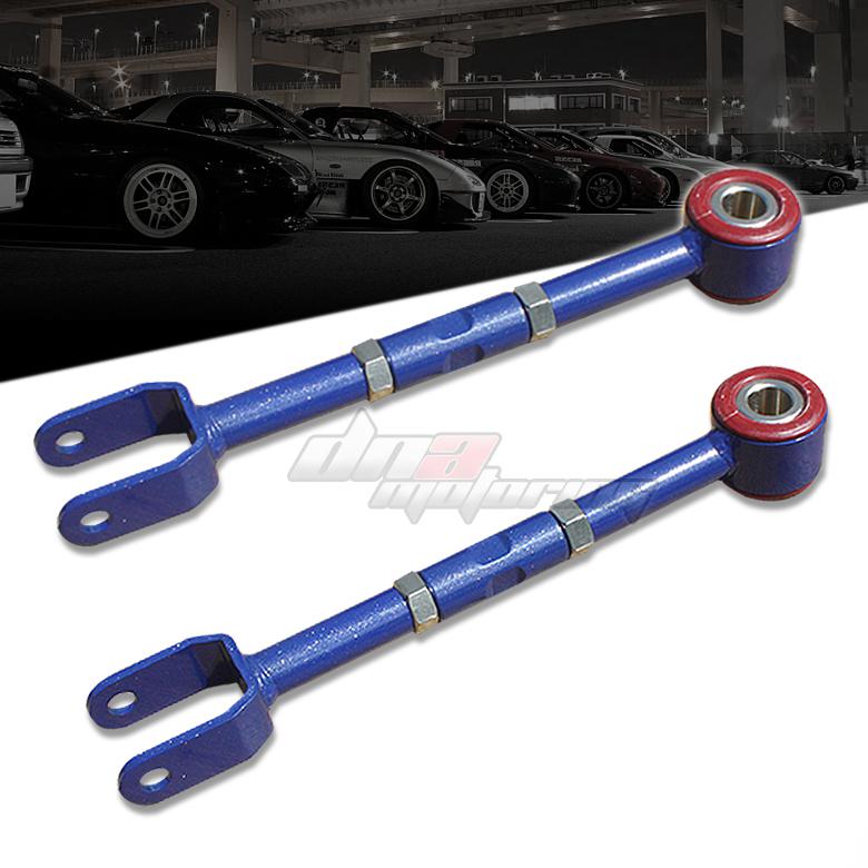 Adjustable 350z z33/g35 03-09 steel alloy blue rear lower control arm bar racing