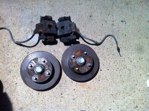 1984-1985 mazda rx-7 gsl-se front brake conversion 13b