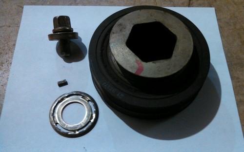 B16a2 crank pulley with bolt b18c b20 si integra type r bseries underdrive gsr 