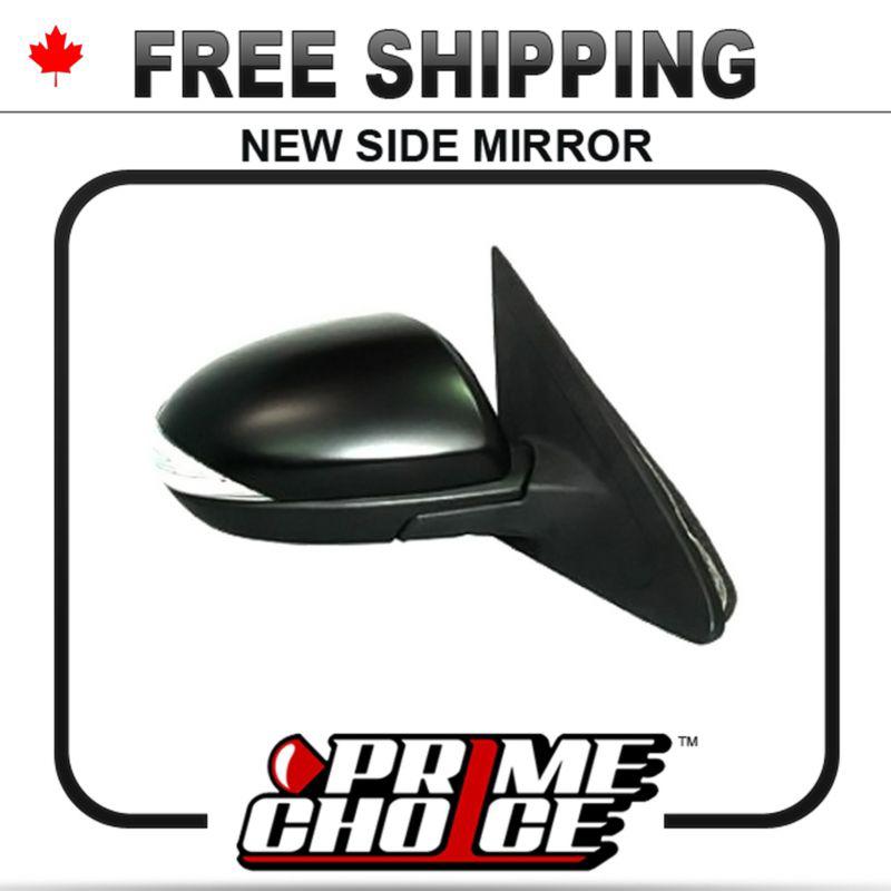 New power non heated passengers side view door mirror