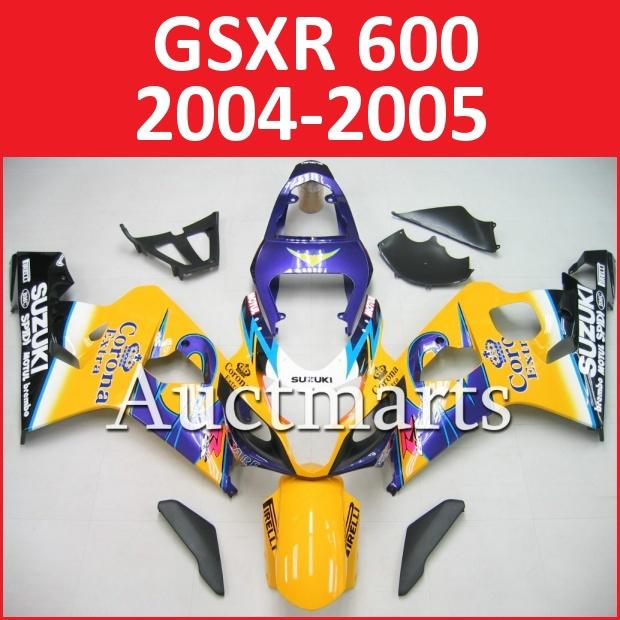 Fit suzuki 04 05 gsxr 750 gsxr 600 2004 2005 gsx-r fairing k4 bodywork h3 a11