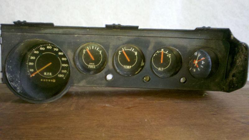 Instrument cluster barracuda 1970-74