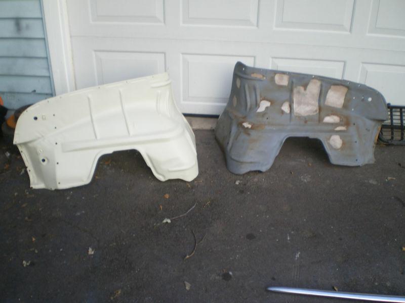 1955 chevy car  inner fender wells  55 chevrolet fender well